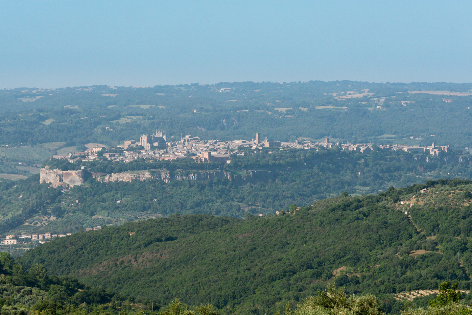 Orvieto landscape from the Agriturismo